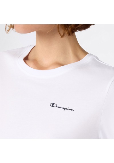 Champion Ss Regular Fit Kadın Beyaz T-shirt 118408 2800324