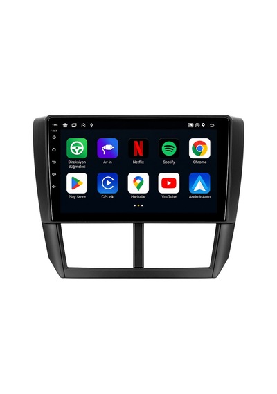 Subaru Forester 2008-2012 Android Multimedya Carplay Android Auto Navigasyon Kameralı 6gb Ram 64gb 9"