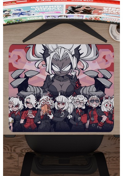 Helltaker Kaymaz Dikişli Kauçuk Oyuncu Mousepad V1 - 48x40 Xl Gaming Mouse Pad Fare Altlığı