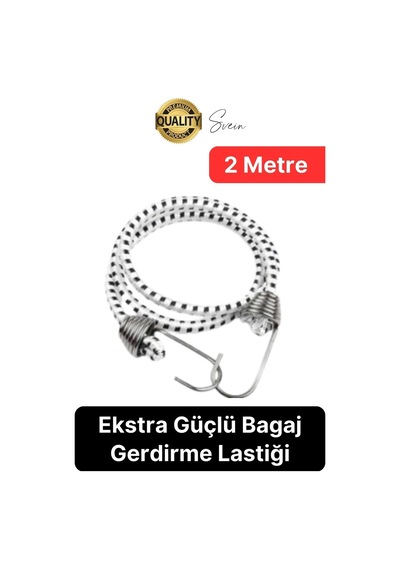 Geniş Uzun Bagaj Lastiği 2 Mt Kancalı Gerdirme Bisiklet Sabitleme Bagaj Halatı Araba Karavan