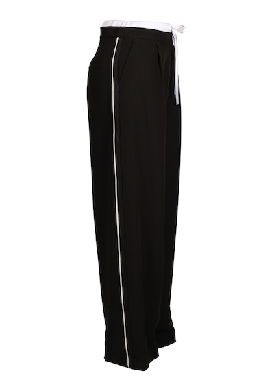 Ysatis Oversized Minimalist Kadın Pantolon - Yüksek Bel - Günlük Kullanım Siyah