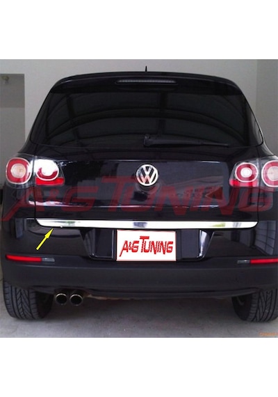 Volkswagen Tiguan Krom Bagaj Alt Çıta Formlu 2007-2015 Paslanmaz