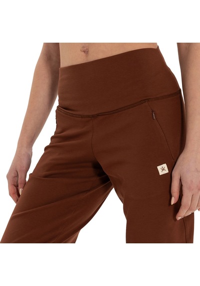 Inguz Organik Pamuk Yoga Pantolon Kahverengi