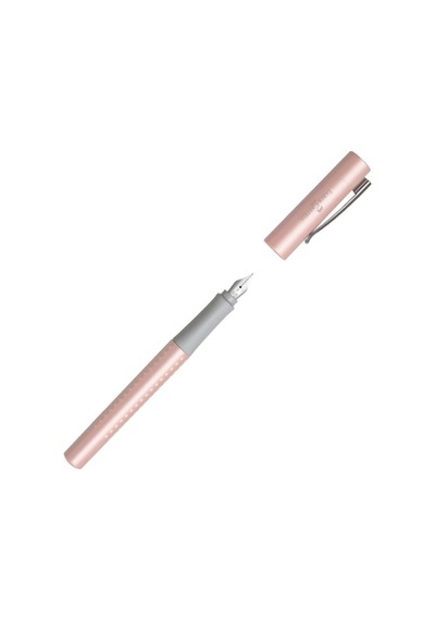 Faber Castell Fine Writing Faber Castell Grip Pearl Pastel Dolma Kalem - Pembe F Uç