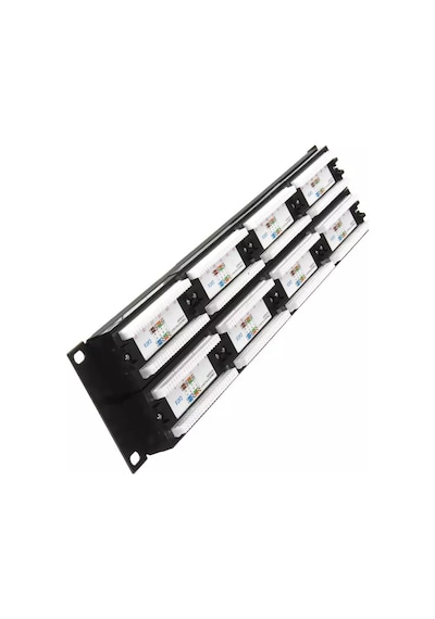 48 Port Cat6 Patch Panel Dolu