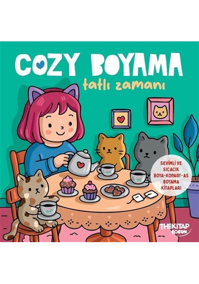 Cozy Boyama / Tatlı Zamanı Boya - Kopart - As Boyama Kitapları