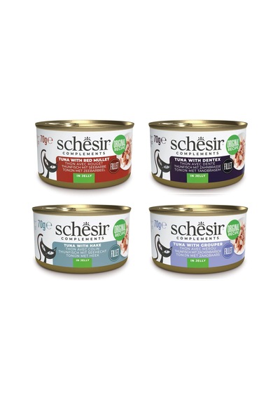 Schesir Karma Tamamlayıcı Kedi Konservesi 70 G X 4 Adet
