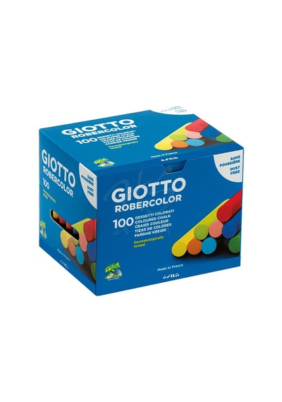 Giotto Robercolor Tozsuz Tebeşir Karışık Renkli 100Lü Paket – 539