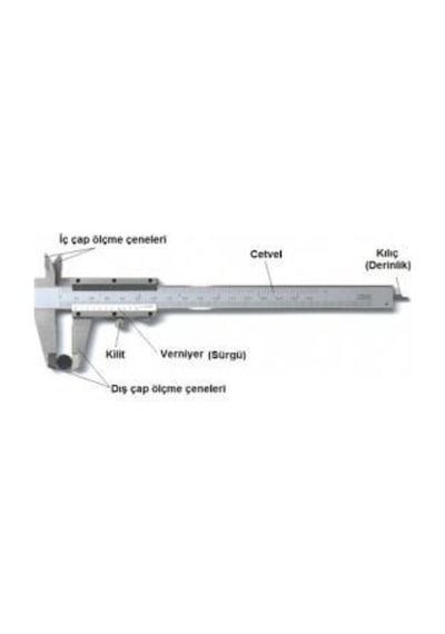 Merttools Mekanik Kumpas 150 Mm Metal Kasa 150mm 0,05mm