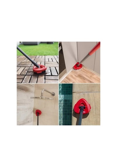 Vileda Turbo Scrub Brush Yedek Fırça Başlığı, Turbo İle Uyumlu, Zorlu Lekeler İçin 8'li Paket