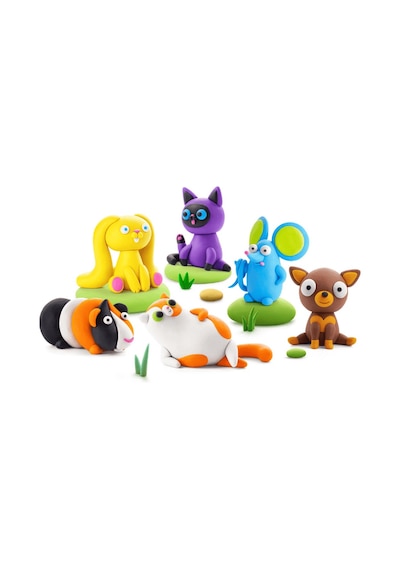 Hey Clay Yaratıcı Kil Seti - Fluffy Pets