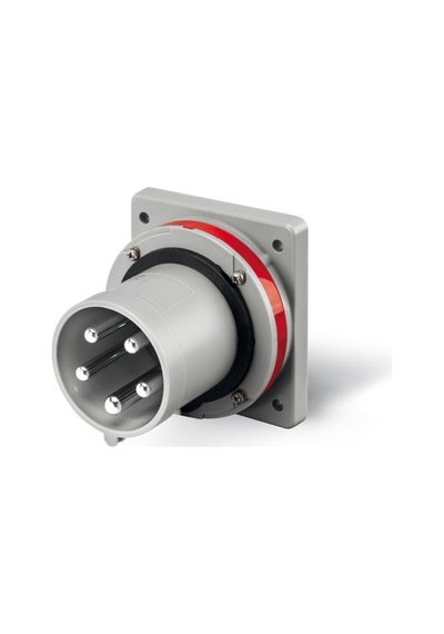 Scame IP44 Makine Fişi (Düz) 5  x  63 A (3P+N+E) Trifaze