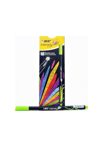 Bic Intensity Fineliner Kalem 0.4 Mm Açık Yeşil X 12'li Kutu