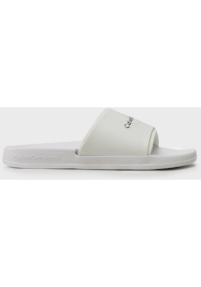 Calvin Klein Calvın Kleın Erkek Terlik Ym0ym00361-ybr Ym0ym00361-ybr Beyaz