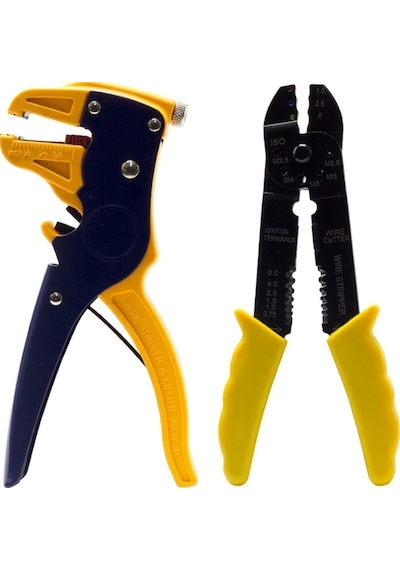 Powermaster Yk Pr 04 Terminal Sıkma Pensesi Kablo Sıyırma Pensesi