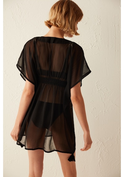 Penti Siyah Basic Kaftan Plyk7c8322ıy-bk5 Siyah