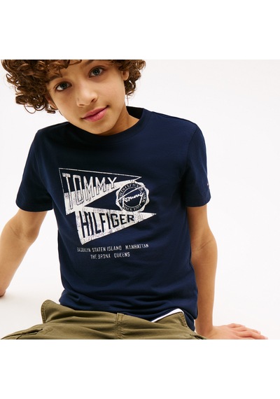 Tommy Hilfiger Effortless Çocuk Lacivert T-shirt Kb0kb09719 Lacivert
