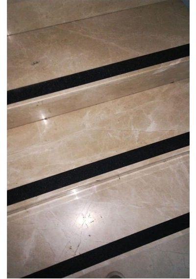 Merdiven Kaydırmaz Bant 25mm 2 Adet 5 Metre Zemin Kaymaz Band 2.5 Cm Yapışkanlı Basamak Mermer Beton Fayans Ayakkabı 2