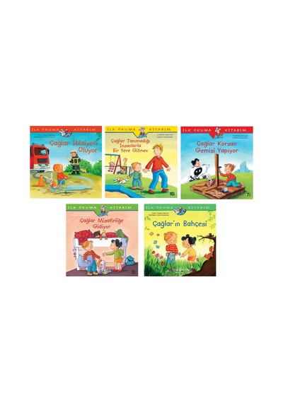 Çağlar Serisi 1 - Ilk Okuma Kitabım 5 Kitap