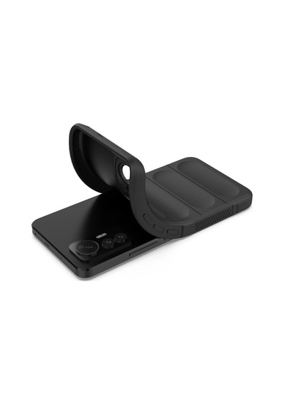 Ilkeshop Newface Xiaomi Mi 12 Lite Kılıf Optimum Silikon - Siyah Sıyah