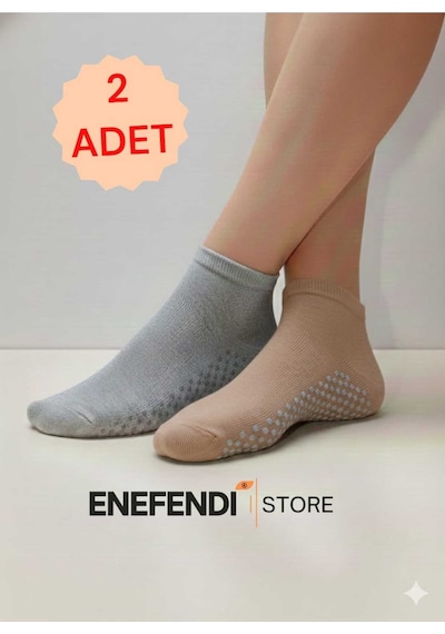 Nf Nd Enefendi 2 Çift Kaydırmaz Unisex Yoga, Pilates, Tavaf Çorabı Spor Patik Çorap Gri Açıkkahve 36-40 Gri - Bej Nf Nd Enefendi 2 Çift Kaydırmaz Unisex Yoga, Pilates, Tavaf Çorabı Spor Patik Çorap Gri Açıkkahve 36-40 Gri - Bej