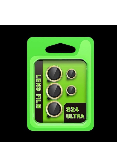 Galaxy S24 Ultra Raze Metal Kamera Lens - Sarı Diğer