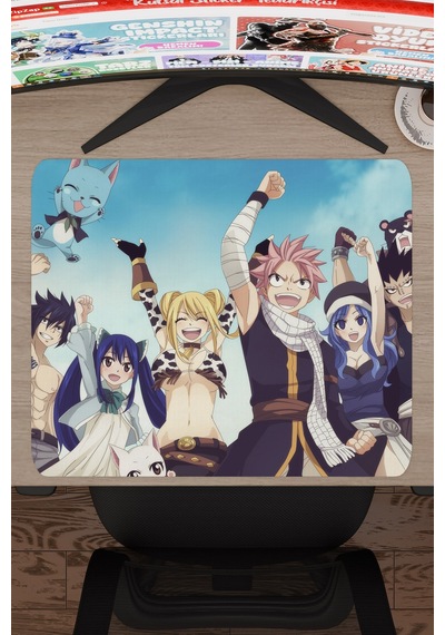 Fairy Tail Anime V4 - 48x40 Xl Gaming Kauçuk Kaymaz Taban Mouse Pad Fare Altlığı