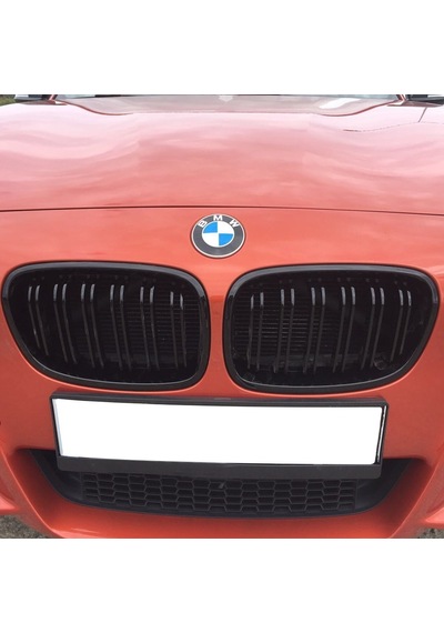 Bmw 1 Serisi F20 Ön Panjur M1 Çift Tırnak Böbrek 2011 2014 Uyumlu