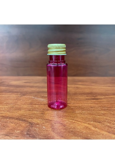 15 Cc Pembe Pet Şişe - Contalı Metal Gold Kapaklı X 10 Adet