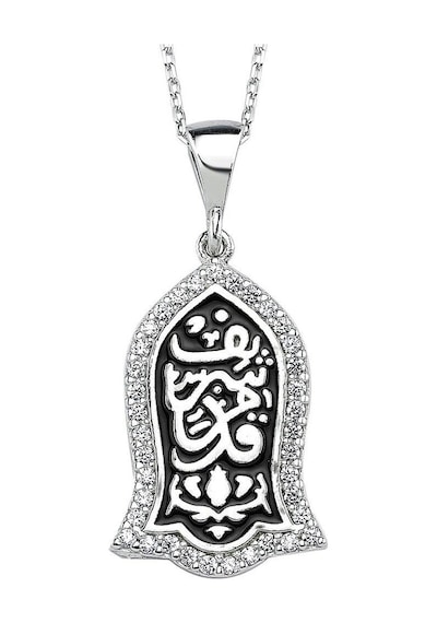 Mineli Nali Şerif Kadın Taşlı Gümüş Kolye Wsn217