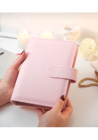 Bütçe Planlayıcı Birikim Ajandası A6 Bütçe Organizeri Pembe