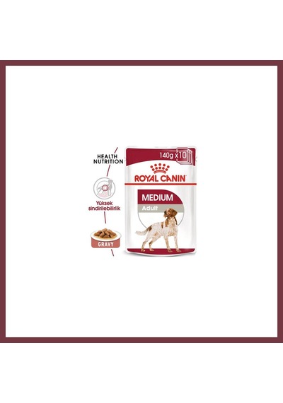Storeşahin Medium Adult Gravy Yetişkin Köpek Konservesi 10 Adet 140 Gr Shn0720