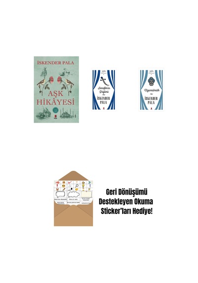 Aşk Hikâyesi + Jennifer In Düğünü Ciltli + Nizamülmülk Ciltli + Okuma Sticker'ları