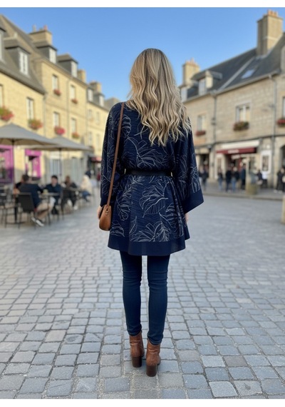 Tarzını Seç Yeni Sezon Rahat Modern Mira Oversize Panço / Tesettür Tunik - Panço