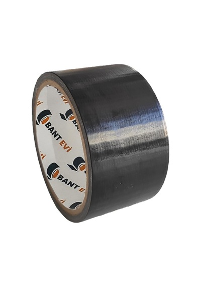 Tr Bant Evi Siyah Tamir Bandı Lif Takviyeli Genel Amaçlı Güçlü Tamir Bantı Duct Tape Suya Dayanıklı Güçlü Es