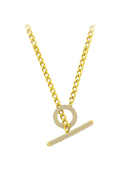 Zirkon Taşlı May Kolye 719049 Silver Gümüş