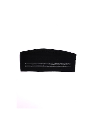 Melodi Scarf Sihirli Yapışkanlı Kaymayan Bandana Spor Bone Siyah Siyah
