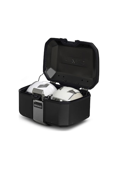 Tr55 Black Motosiklet Arka Çanta 55 Litre Kapasiteli Top Case Motor Çanta Alüminyum Siyah