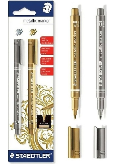 Staedtler Metallic Marker 1-2 Mm Metalik Kalem Seti 2Li 8323-S Bk2