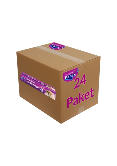Kilitli Buzdolabı Poşet Büyük Boy 12'li 26 X 28 Cm 24 Paket 1 Koli