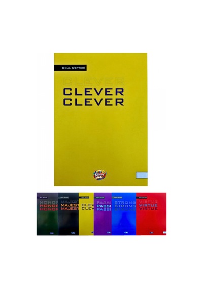 1 Adet A4 Boy 40 Yaprak Çizgili Defter Karton Kapak Kenarı Kırmızı Çizgili