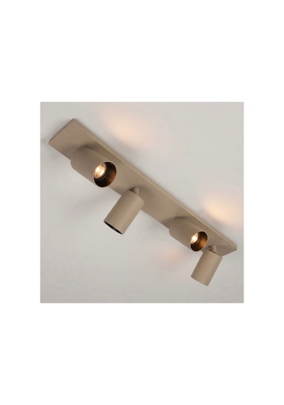Dörtlü Mat Bej Krem Soft Renk 4lü Hareketli Başlıklı Metal Hareketli Mafsallı Gu10 Duy Modern Led Spot Tavan Avize Duvar Aplik Tablo Ayna Üstü Aydınlatma Os Ram Tasarruflu Ampül Siyah
