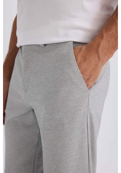 DeFacto Jogger Düz Paça Her Yöne Esneyen Yazlık Kumaş Pantolon -  T6317AZ25SPGR210