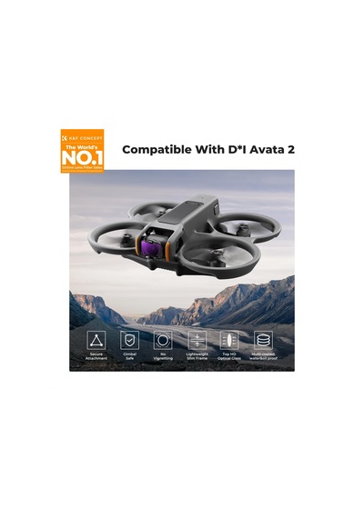 K&f Concept Nd8 Nd16 Nd32 Nd64 Filtre Djı Avata 2 Drone Ve Hd Hafif Su Geçirmez Çizilmeye Dayanıklı Bez İle Uyumlu
