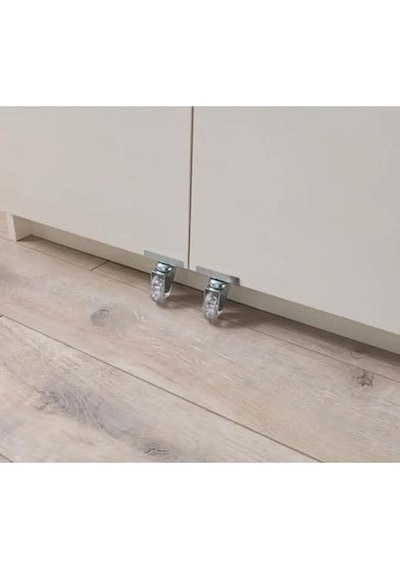 Çok Amaçlı 2 Kapaklı Mutfak Erzak Kiler Dolap 86x52x180 cm