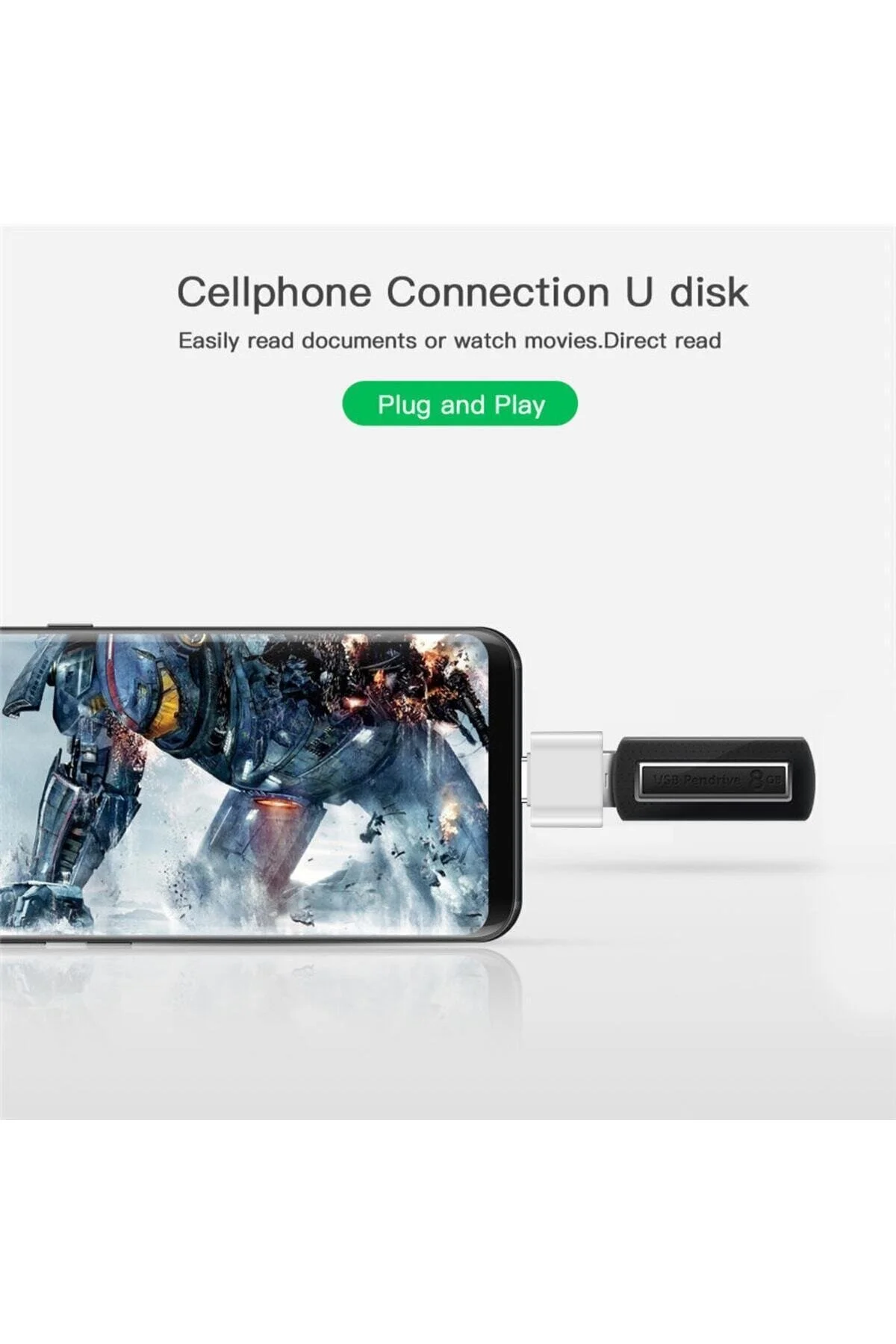 Yeni 2026 Usb Dişi To Type-c Erkek Dönüştürücü Otg Çevirici Dönüştürücü Adaptör Siyah