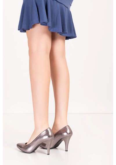 Gondol Hakiki Deri Stiletto-vdt.25 Platin