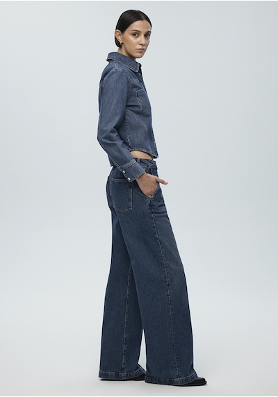 Mavi - Karen Iconic Vintage Koyu Mavi Jean Pantolon 1010742-89118 Mavi
