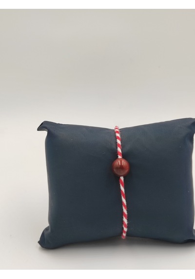 Sıkma Kehribar Taşlı Marteniçka Ayarlanabilir Bileklik Bronz
