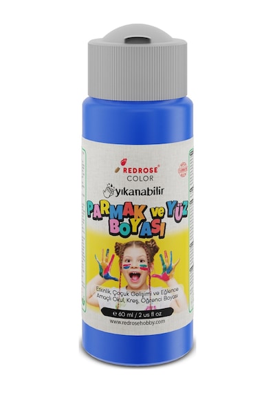 Red Rose Mavi Parmak Boyası 60 ML